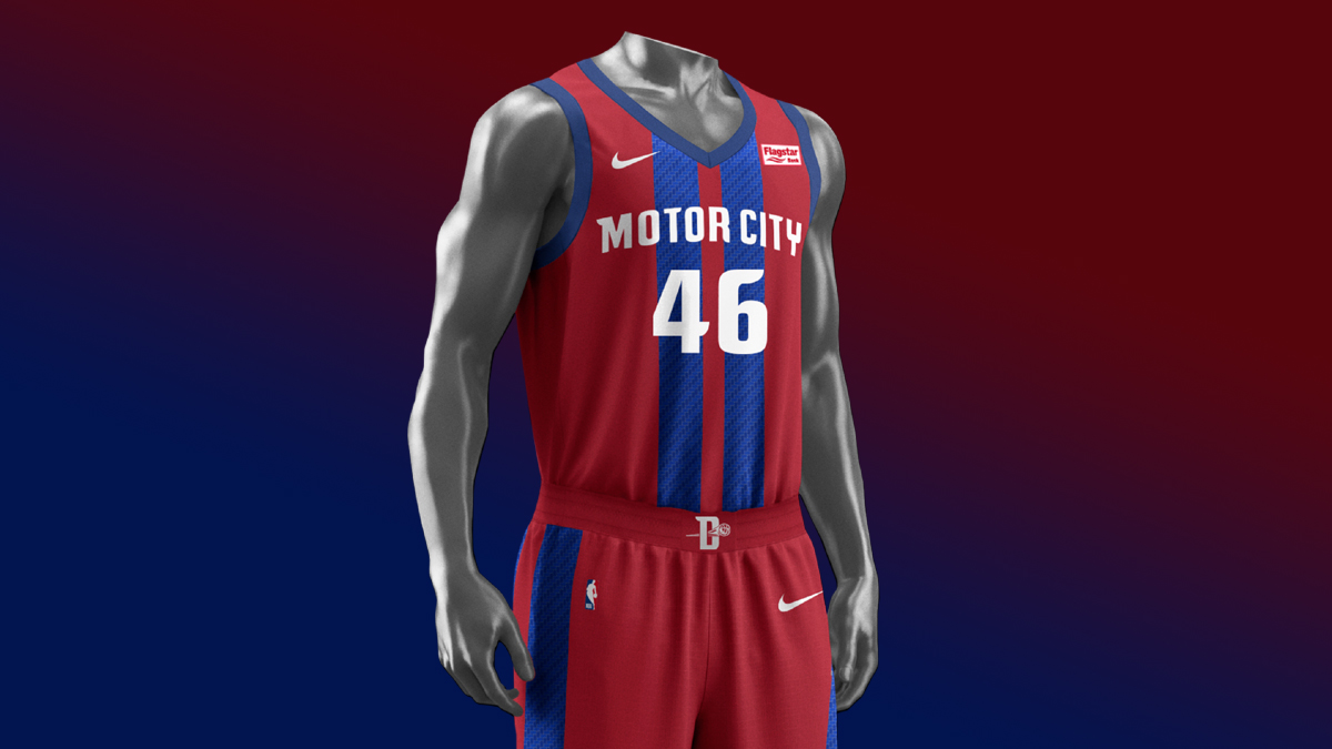 Detroit pistons cheap motor city jersey