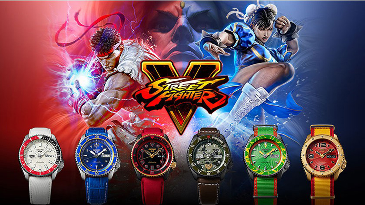 Seiko is releasing a collaboration with Street Fighter