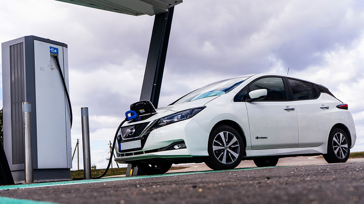 Nissan electric deals charging stations