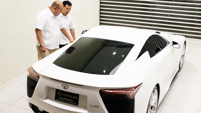 Taking care of the Lexus LFA