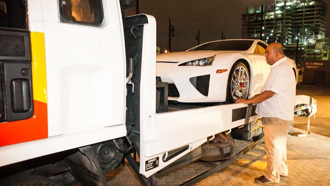 Taking care of the Lexus LFA