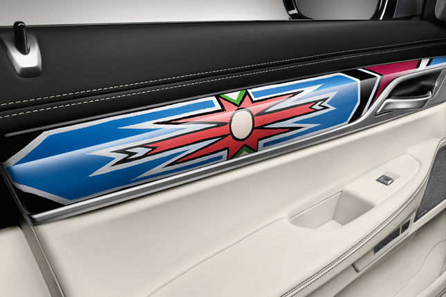 BMW 7-Series art car by Esther Mahlangu