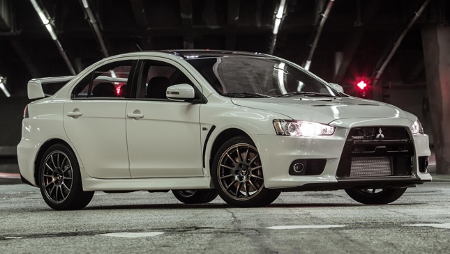 One of the last Mitsubishi Lancer Evolution units up for grabs