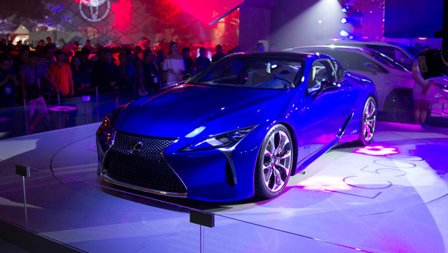 Lexus cars at PIMS 2016