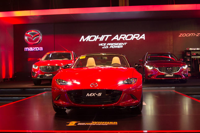 Mazda booth at PIMS 2016