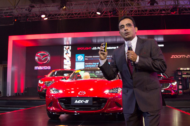 Mazda booth at PIMS 2016