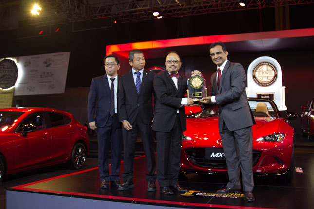 Mazda booth at PIMS 2016