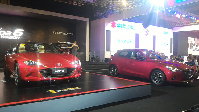 Mazda booth at PIMS 2016