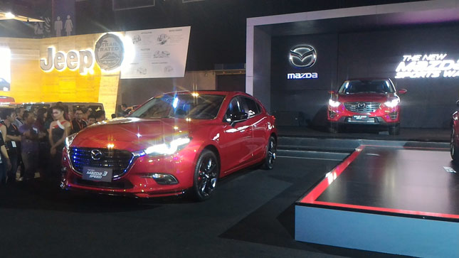 Mazda booth at PIMS 2016