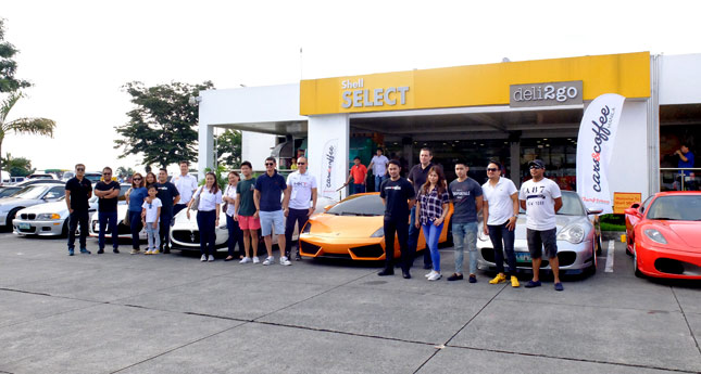 Shell PH mixes coffee with some kick-ass supercars