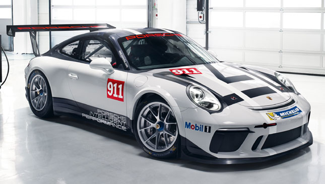 Porsche unveils Panamera 4 E-Hybrid, 911 GT3 Cup