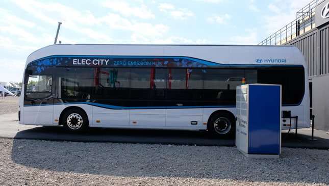 Hyundai buses and trucks