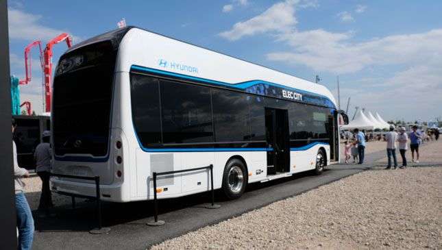 Hyundai buses and trucks