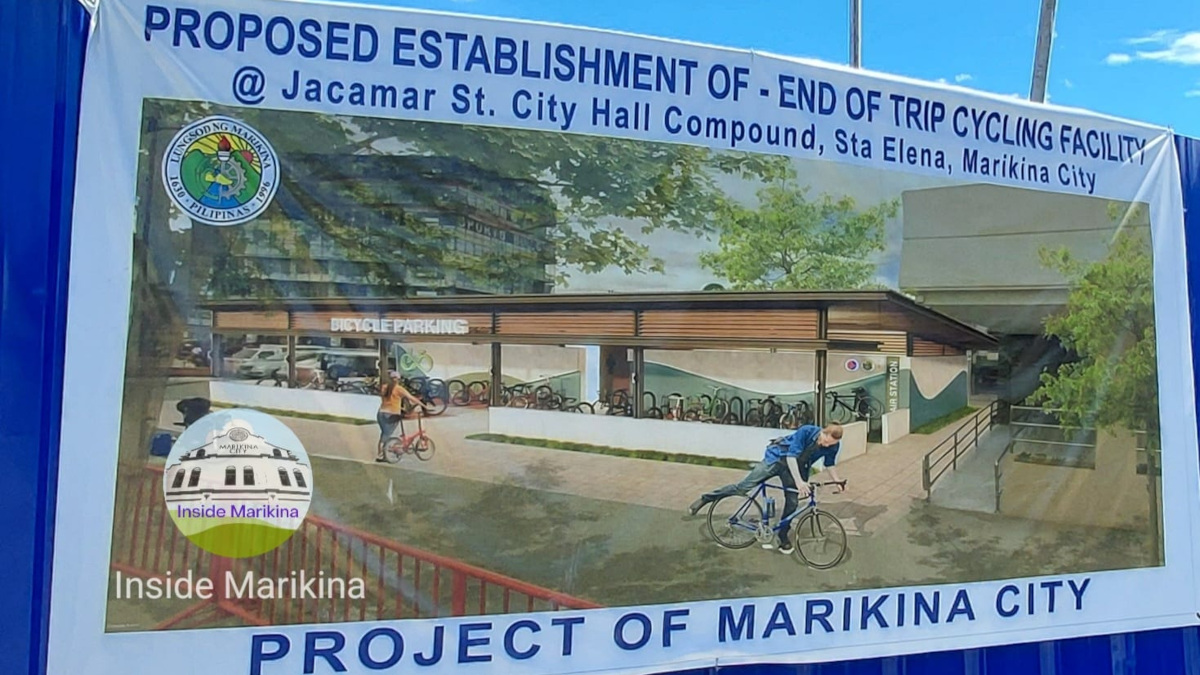 Marikina City ‘end Of Trip Cycling Facility’ In The Works