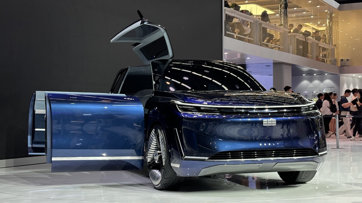 Geely Galaxy Starship plug-in hybrid electric vehicle launched at Auto China 2024 in Beijing