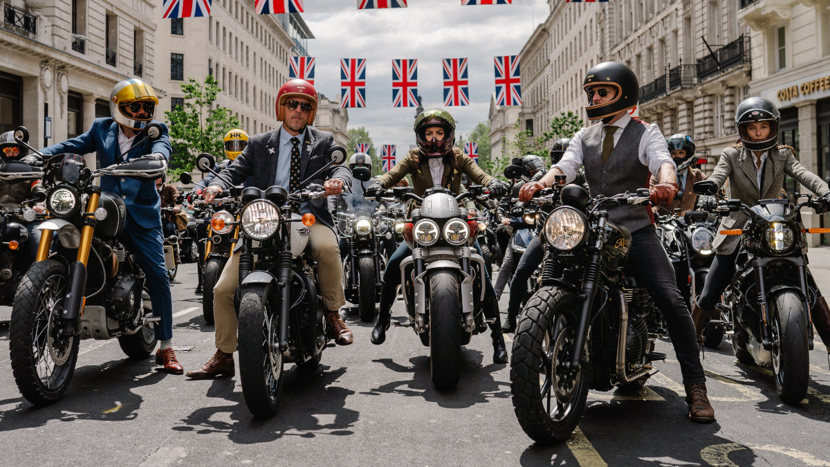 photo of riders from the distinguished gentleman’s ride
