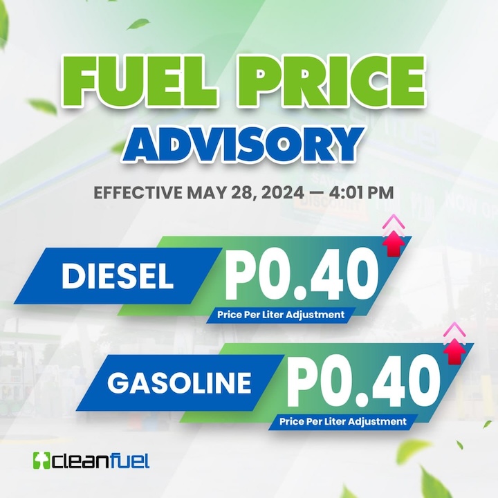 Cleanfuel fuel price advisory for the week of May 28 to June 3, 2024