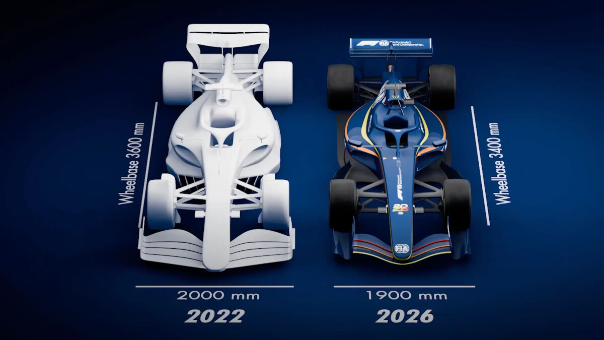 2026 Formula 1 cars 30kg lighter, with almost 1,000hp