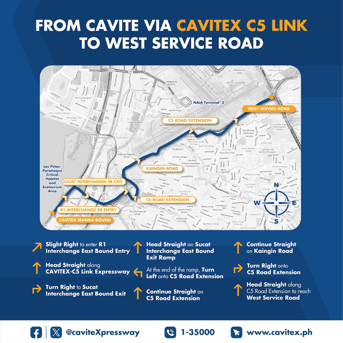 Cavitex C5 Link Sucat Interchange now open