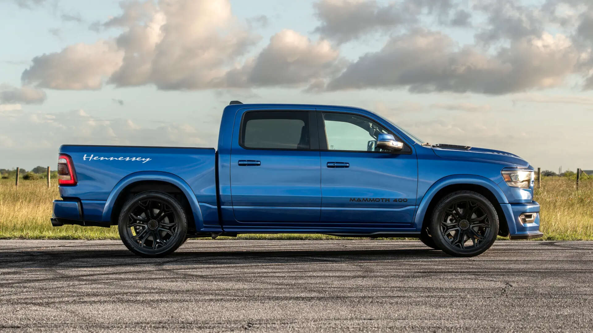 The Hennessey Mammoth 400 is a Ram 1500-based sport truck