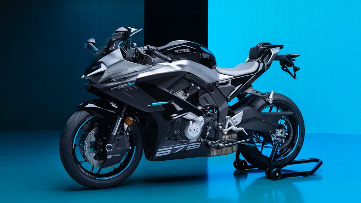 CFMoto 675SR-R previewed at the 2024 CFMoto Day