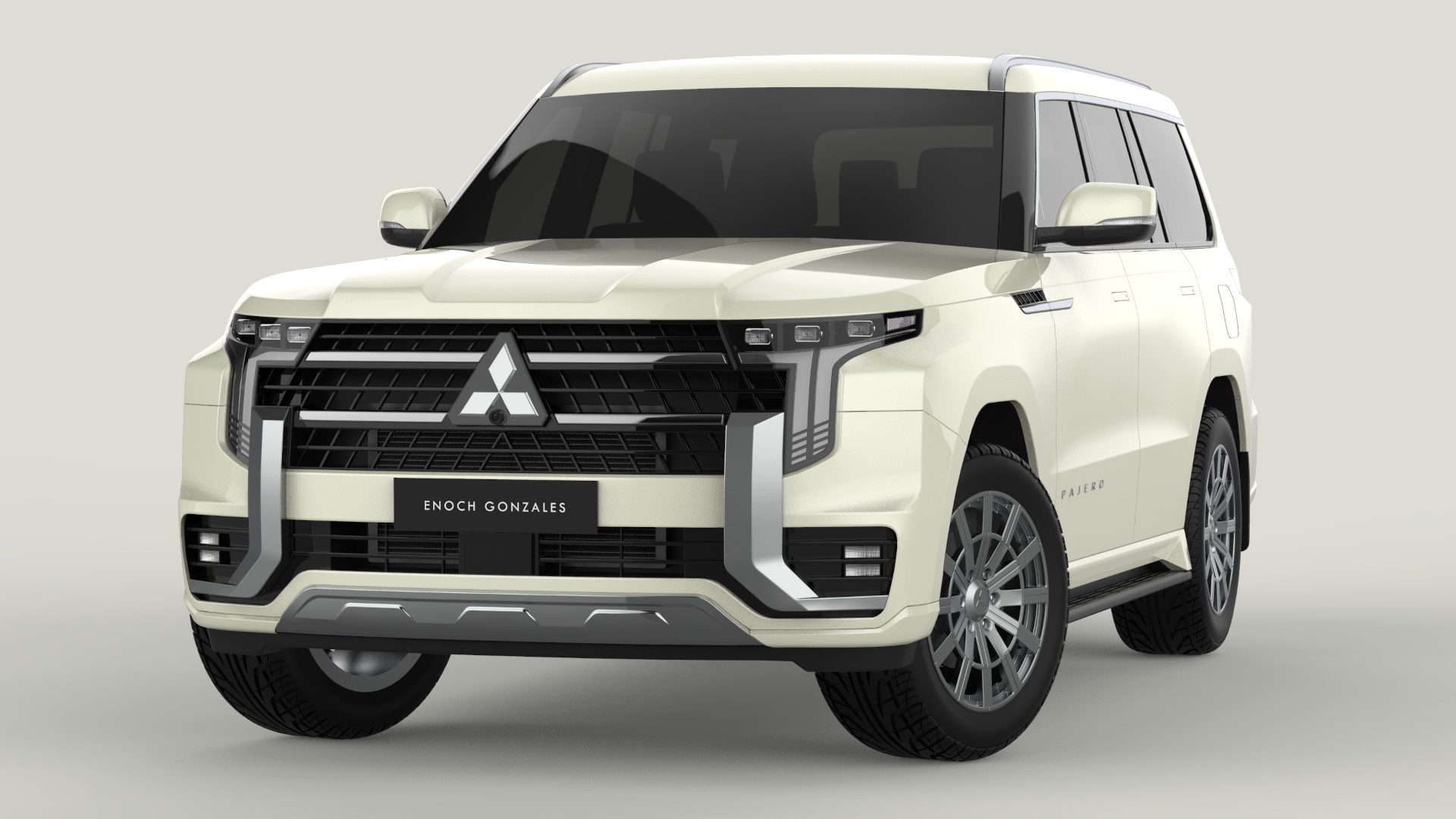 Next-gen Mitsubishi Pajero rendered as concept