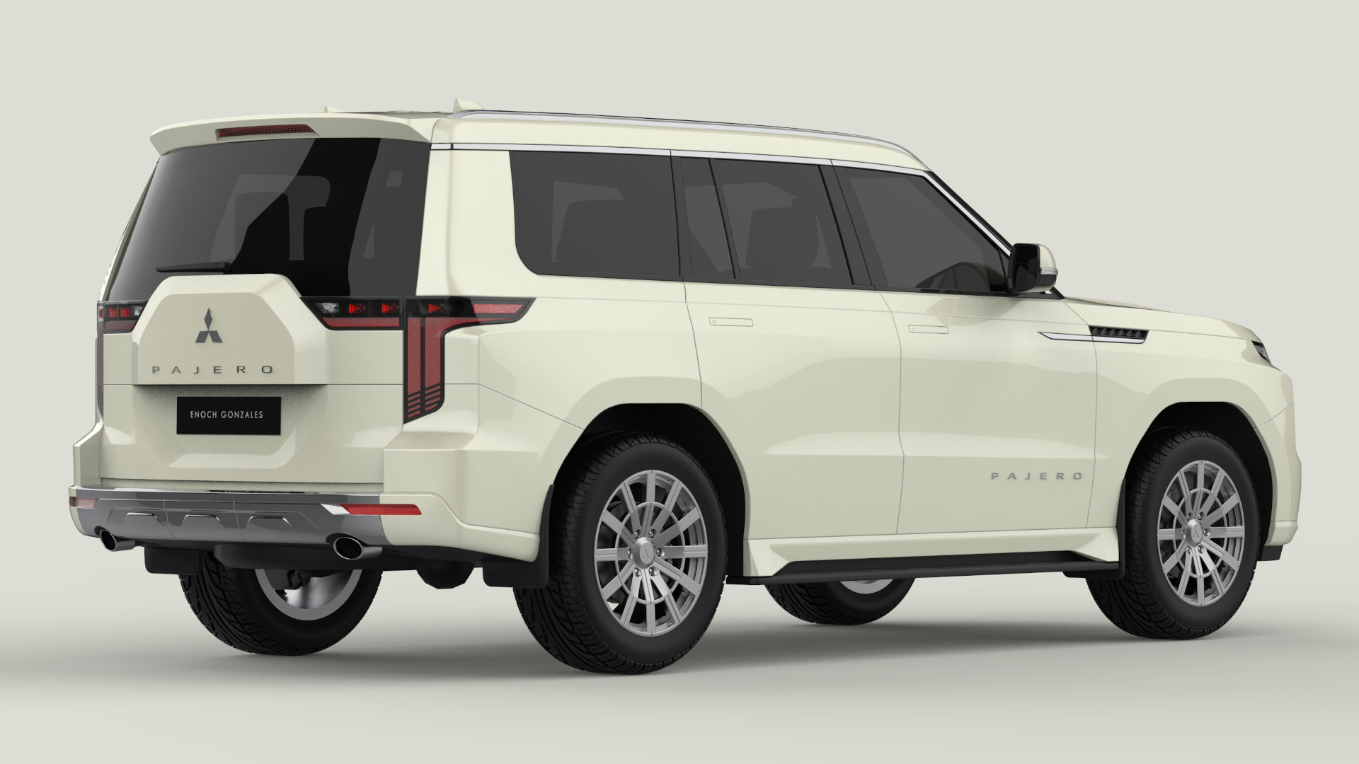 Next-gen Mitsubishi Pajero rendered as concept