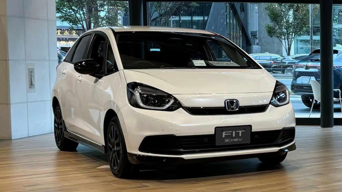 New Honda Fit, aka Honda Jazz, at Honda Welcome Plaza in Aoyama