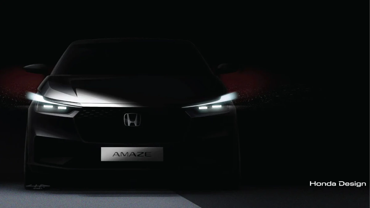 Honda Amaze sketch reveals Civiclike design