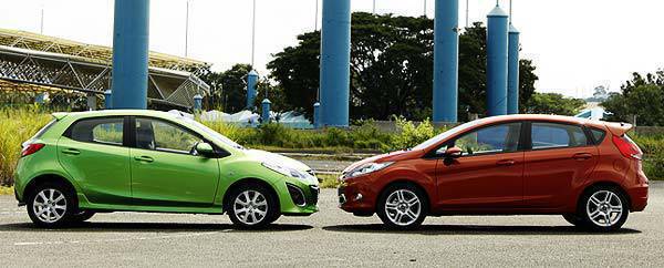 Top Gear Philippines Big Test - Ford Fiesta vs Mazda 2