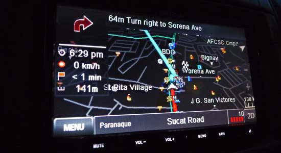 TopGear.com.ph - 2010 Isuzu Alterra with I-Nav System historical road trip - I-Nav System