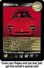 TopGear.com.ph Trump Cars - Batch 04 Special Card