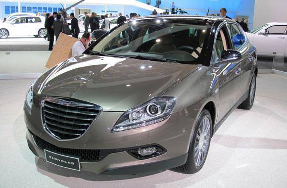 Chrysler-badged Lancia Delta at the 2010 NAIAS