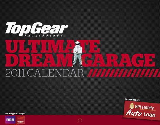 Top Gear Philippines 2011 Calendar