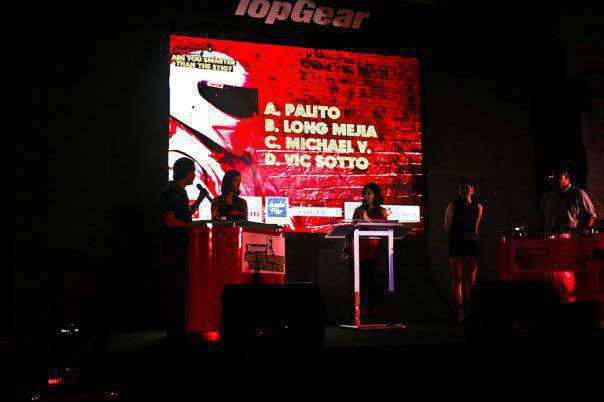 Top Gear Philippines anniversary party 2009 Are you smarter than the Stig