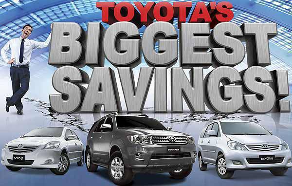 Toyota promo: ‘Biggest Savings’ offer extended