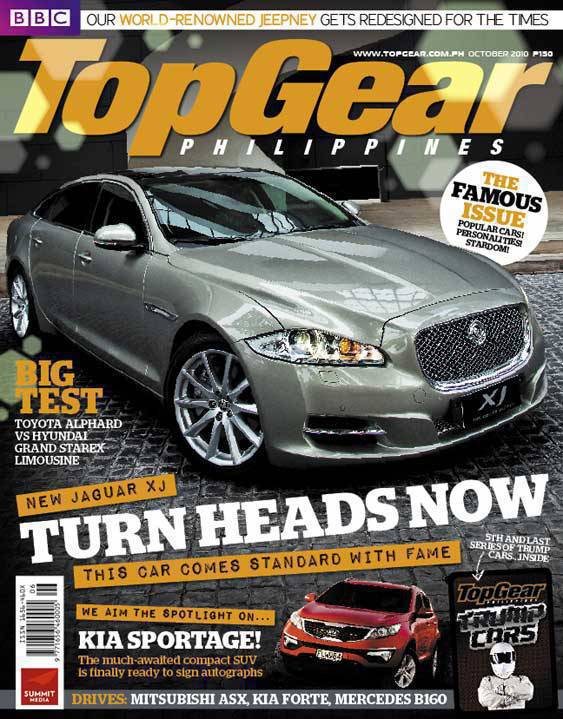 Top Gear Philippines October 2010 cover