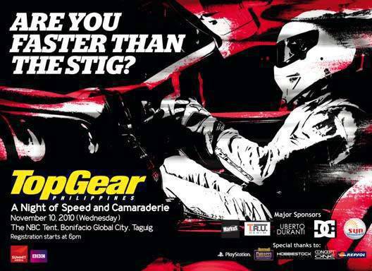 Top Gear Philippines 6th Anniversary Party Invitation