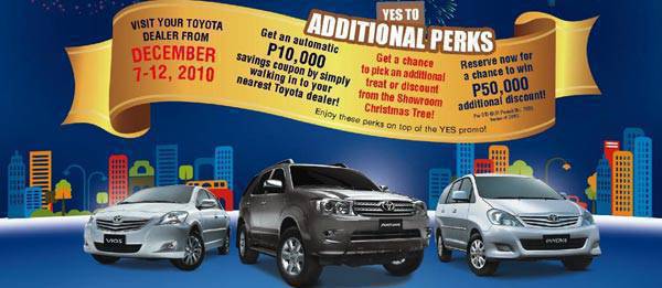 TopGear.com.ph Philippine Car News - Toyota promo: Year-end savings for buyers