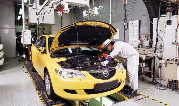 Mazda Hofu plant in Japan