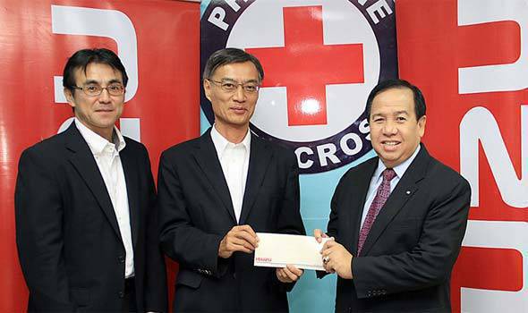 Isuzu donates to Japan
