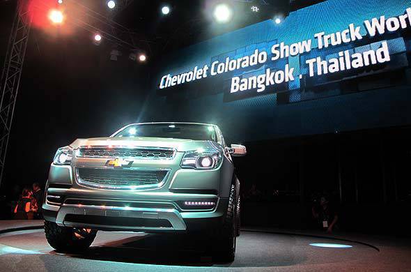 Chevrolet Colorado show car unveiled in Bangkok