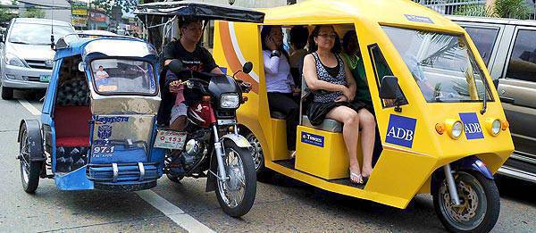 TopGear.com.ph Philippine Car News - PNoy, ADB rolls out electric tricycles for Mandaluyong City