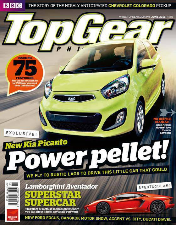 Top Gear Philippines June 2011 Cover