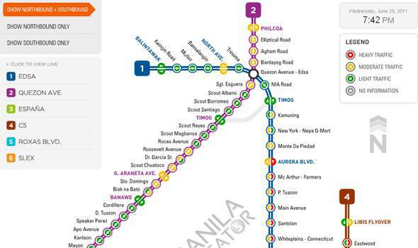 MMDA traffic navigator