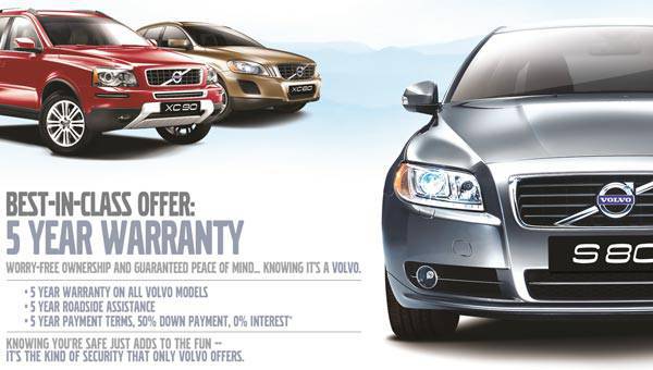 Volvo's five-year warranty program