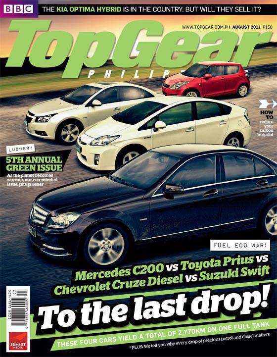 Top Gear Philippines August Cover