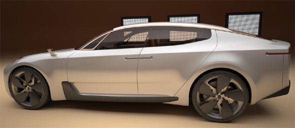 Kia 4-door sports sedan