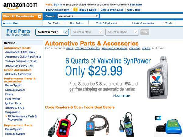 Amazon.com Auto Store