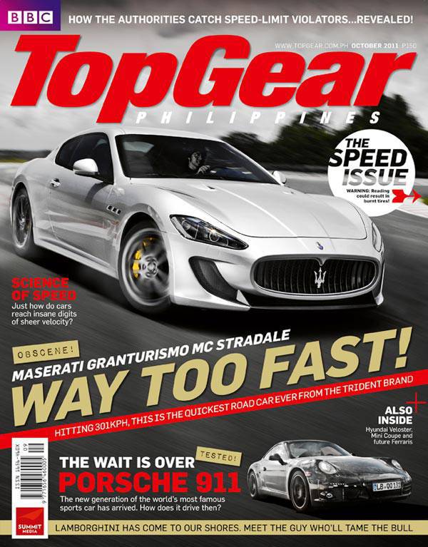 Top Gear Philippines' October 2011 issue